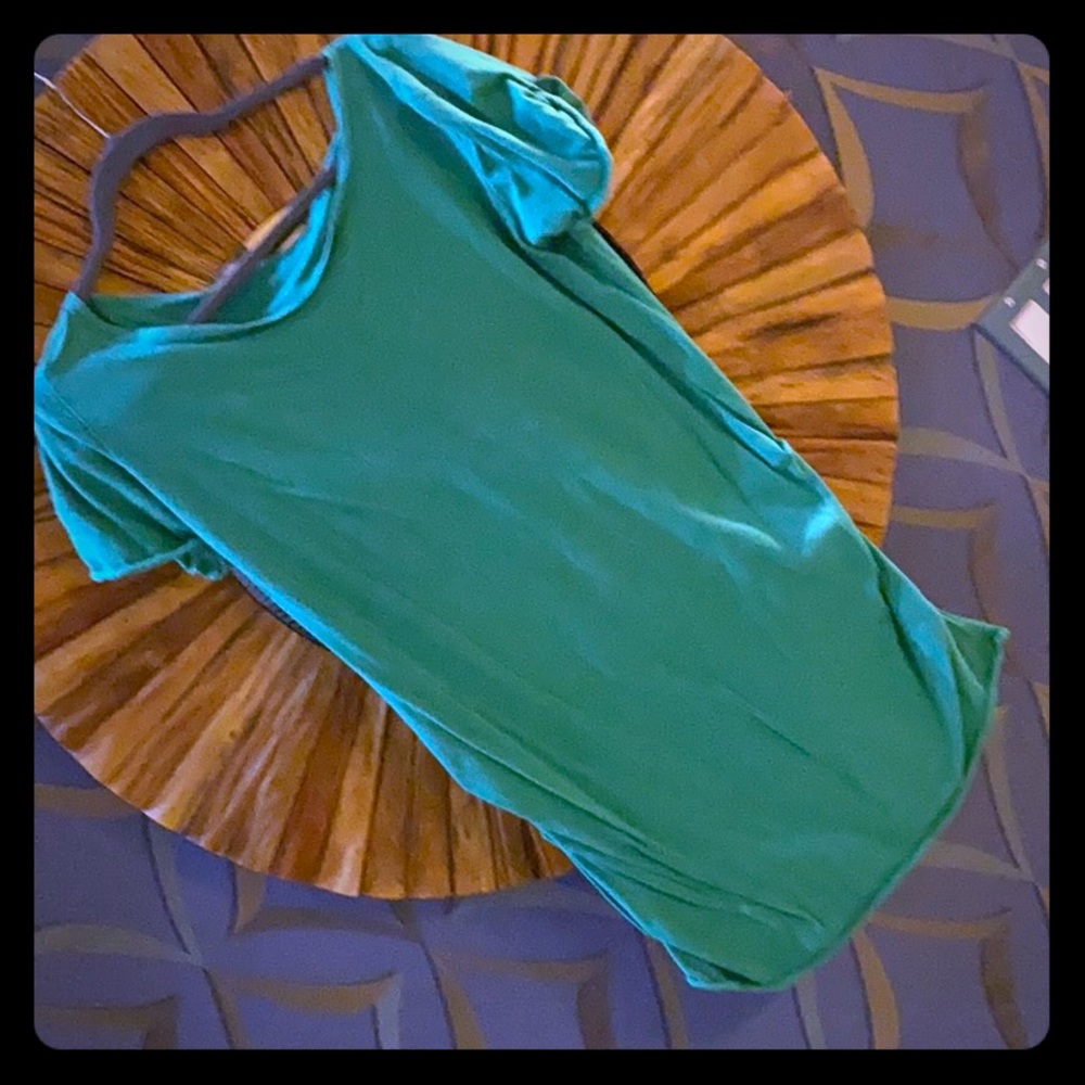 T shirt dress with side rouching